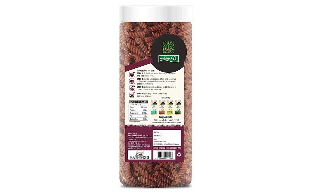 Nutra Hi Beetroot Pasta    Plastic Jar  200 grams